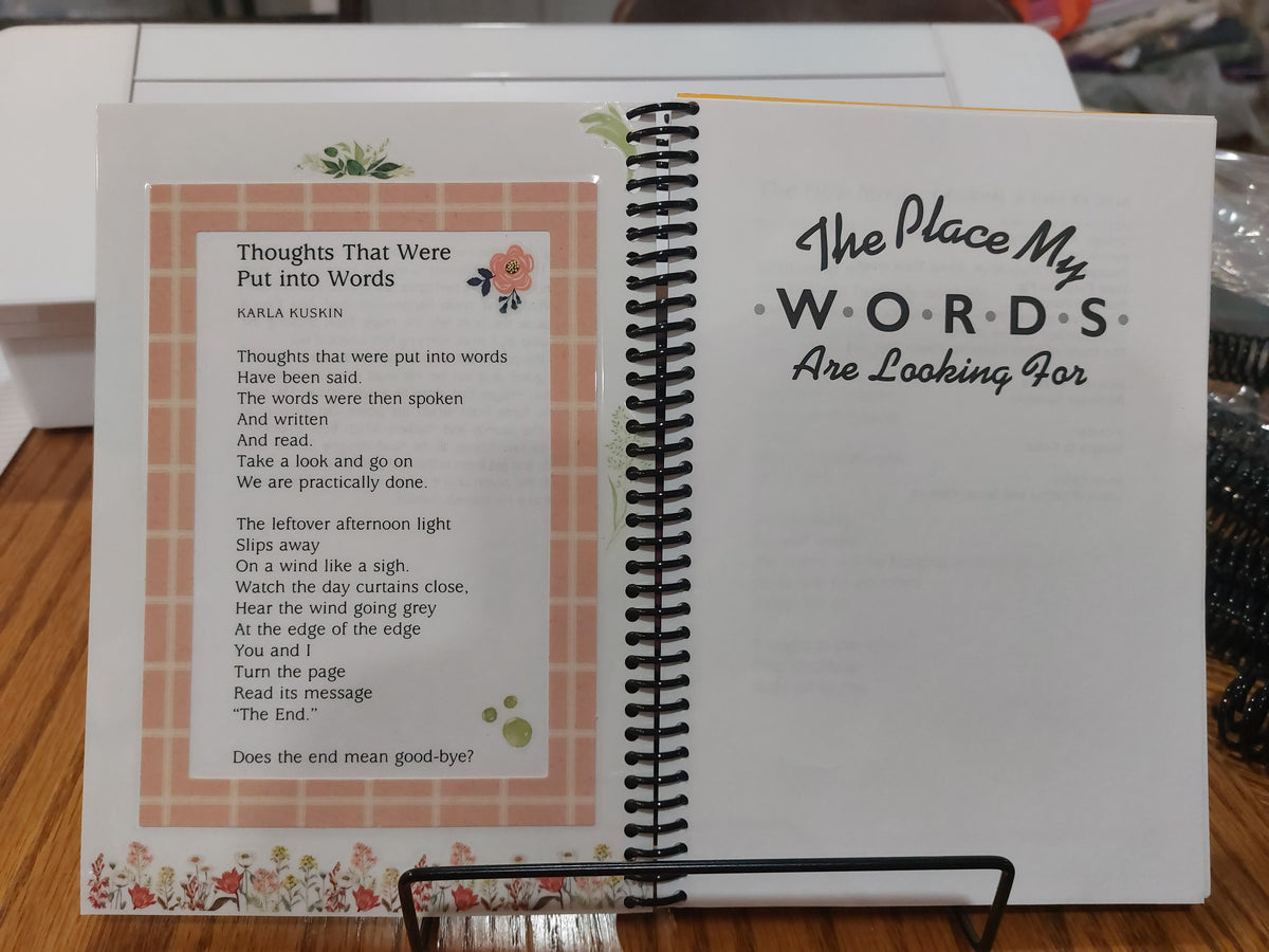 The Place My Words Are Looking For Journal