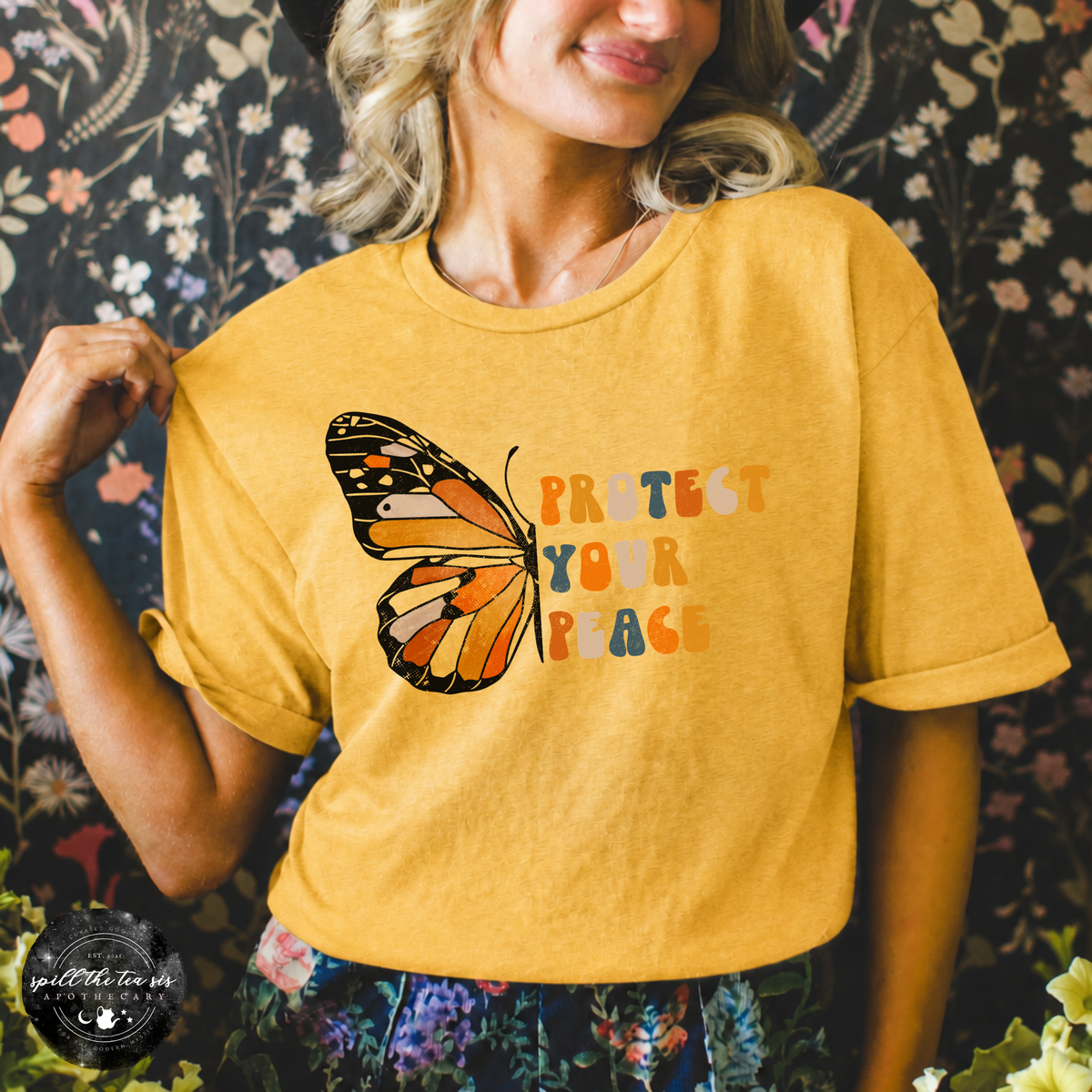 Protect Your Peac Tee | Cozy  Graphic T-Shirt