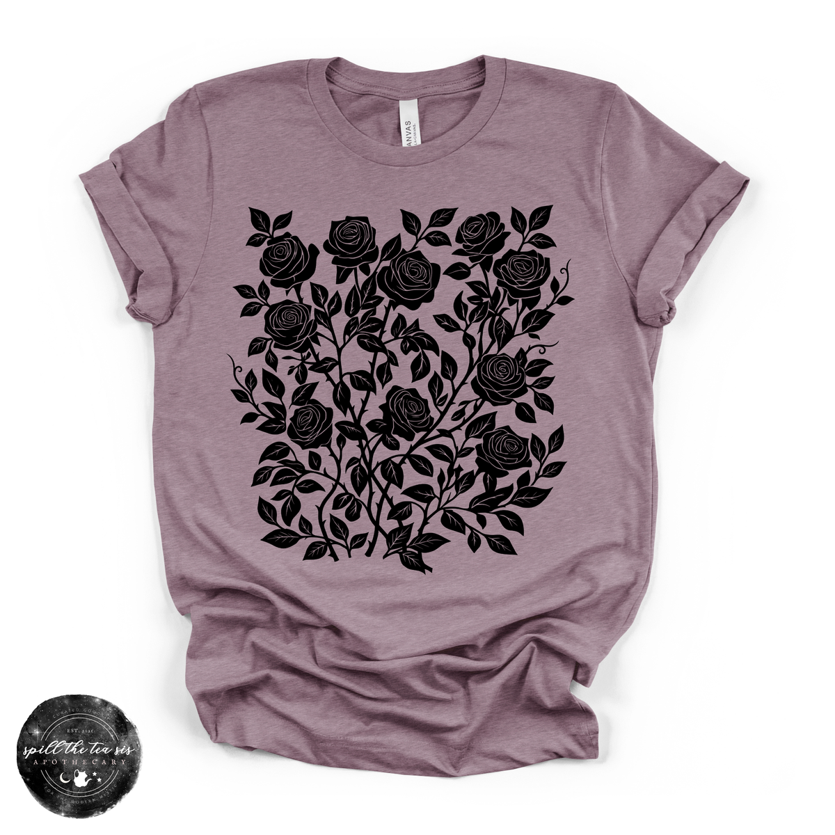 Rose Vines Tee | Vintage Botanical Floral Graphic T-Shirt