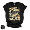 Spooky Readers Book Club Tee | Book Lover  Graphic T-Shirt {WHITE DESIGN}