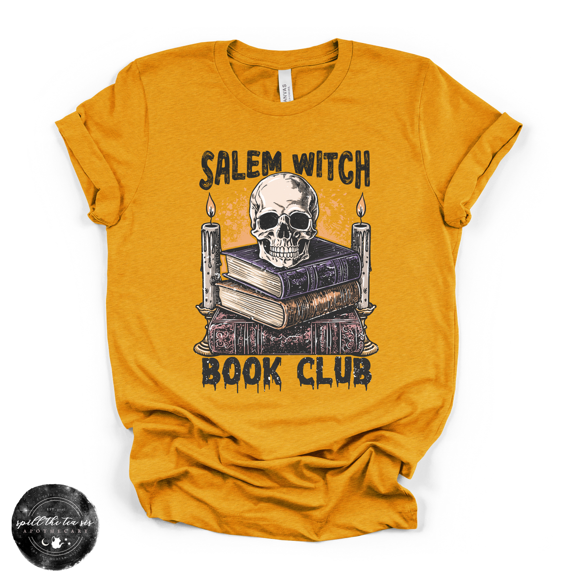 Salem Witch Book Club Tee | Witchy Book Lover Graphic T-Shirt